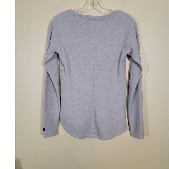 The North Face Women's Sweater Thumbholes Crew Neck Pocket Pullover Gray Size XS - Picture 8 of 12